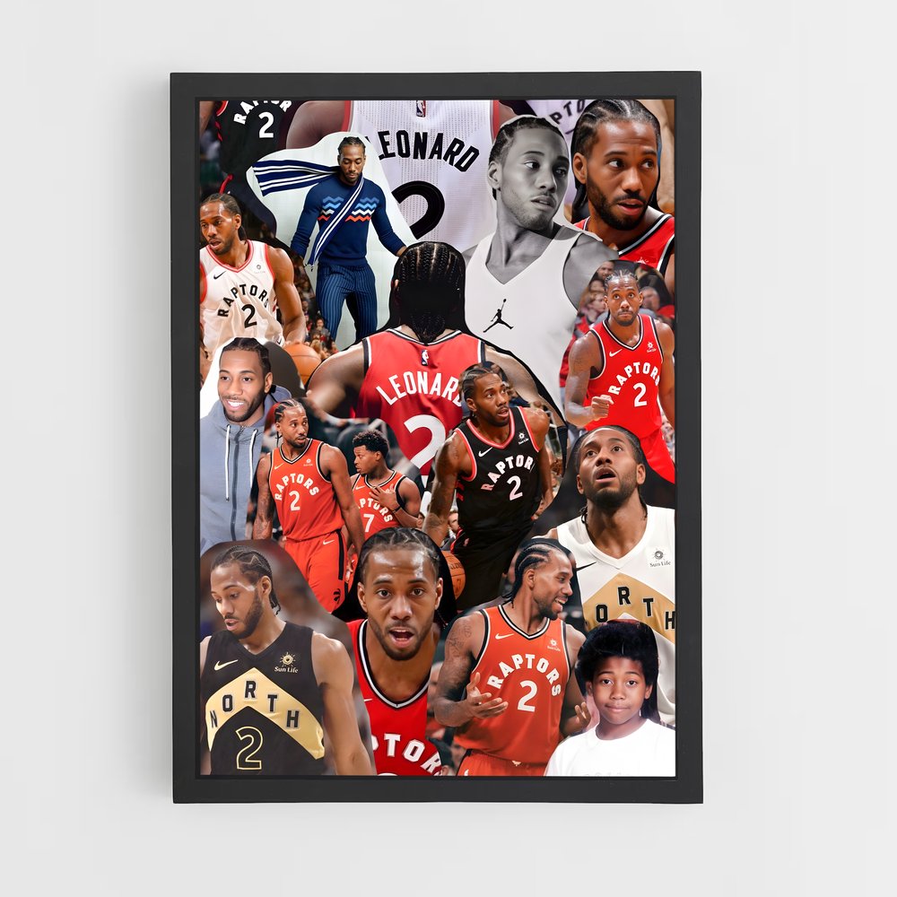 Poster Kawhi the Great – affiche Basketball (vue 2)